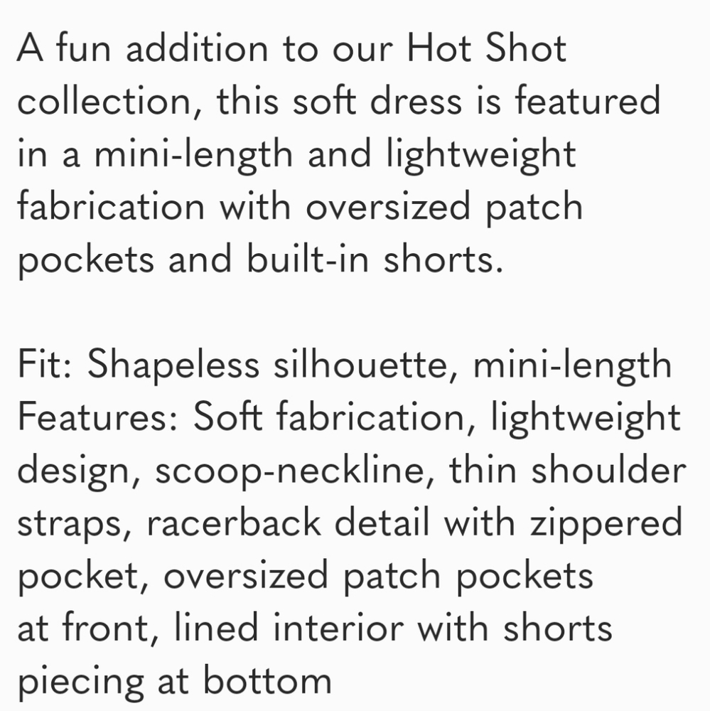 FREE PEOPLE Hot Shot Mini Dress Built In Shorts in Black NEW! - Picture 5 of 7